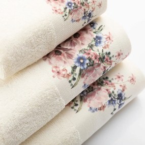 Πετσέτες Σετ 2ΤΜΧ Bellerose - 50 x 90 / 30 x 50 cm - Λευκό - Borea