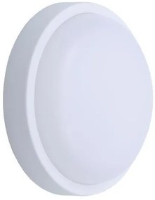 Απλίκα Φωτιστικό Τοίχου LED 12W Λευκή PLUS Φ170X50 Eurolamp-145-20015-Λευκό 145-20015