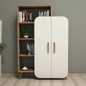 Stewehome Ντουλάπι πολλαπλών χρήσεων Λευκό 90x32x132 cm