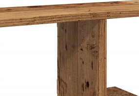 vidaXL Ράφι Τηλεόρασης Επιτοίχιο 125x18x23 εκ. Επεξ. Ξύλο