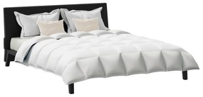 vidaXL Πάπλωμα Άλλο με μαξιλάρι 3 pcs Λευκό 240 x 200 εκ. Πούπουλο