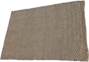 Χαλί γιούτα φυσικό - μαύρο 160x230εκ.