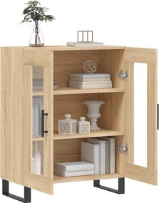 vidaXL Ντουλάπι Sonoma Δρυς 69,5 x 34 x 90 εκ. από Επεξεργασμένο Ξύλο