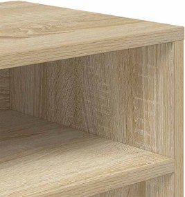 vidaXL Βιβλιοθήκη Χρώμα Sonoma Δρυς 66x31x80 εκ. Επεξεργασμένο Ξύλο