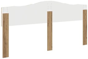 vidaXL Κεφαλάρι με κεφαλάρι Artisan Oak 200 cm Επεξεργασμένο ξύλο