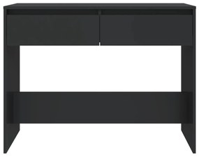 vidaXL Τραπέζι Κονσόλα Μαύρο 100 x 35 x 76,5 εκ. από Μοριοσανίδα