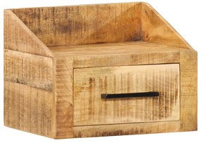 vidaXL Κομοδίνο 40x30x30 εκ. Μασίφ Ξύλο Ρουστίκ Μάνγκο
