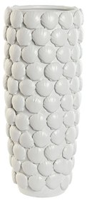 Βάζο Home ESPRIT Λευκό Πήλινα Μεσογείακός 16,5 x 16,5 x 38,5 cm