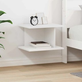 vidaXL Κομοδίνο Λευκό 40 x 30 x 25 εκ Επεξεργασμένο ξύλο