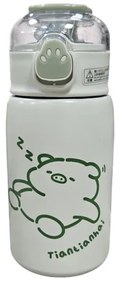 Παιδικό Θερμός 400ml με Ζωάκια &amp; Καπάκι Πατουσάκι – Kids Thermal Bottle