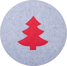 Χριστουγεννιάτικα Σουπλά (Σετ 2τμχ) Nef-Nef Homeware Felt Tree Grey