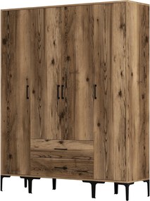 Τετραφυλλη Ντουλαπα Καρυδια KUMSAL 47.5x160x201.4