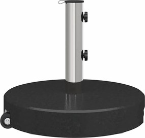 vidaXL Βάση ομπρέλας Μαύρο Ø 45 x 37.5 εκ. Γρανίτης