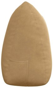 vidaXL Μαξιλάρι Πλάτης Καφέ 140 x 24 x 50 εκ Βελούδο