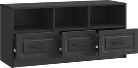 vidaXL Ντουλάπι TV Μαύρο 102 x 34,5 x 47 εκ Επεξεργασμένο Ξύλο