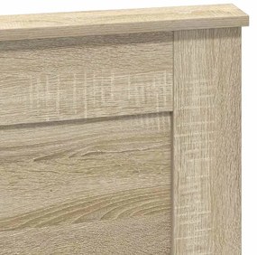 vidaXL Κεφαλάρι με κεφαλάρι Δρύς Sonoma 120 cm Επεξεργασμένο ξύλο