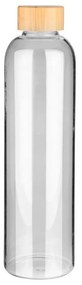 Μπουκάλι Νερού Γυάλινο Bamboo Essentials 01-21856 1000ml Estia Γυαλί