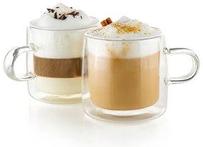 Luigi Ferrero Coffeina FR-8053 Σετ Φλιτζάνια Tσαγιού Γυάλινα 280ml 2 τμχ