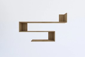 Ράφι Τοίχου Sapphire Δρυς MANOA 120x20x71