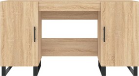 vidaXL Γραφείο Sonoma Δρυς 140 x 50 x 75 εκ. από Επεξεργασμένο Ξύλο