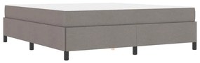 vidaXL Κρεβάτι με ελατήρια Ταμπά και Μαύρο 180 x 200 cm