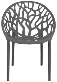 Καρέκλα - Πολυθρόνα Daren pp σε ανθρακί απόχρωση 59x60x79,5 εκ. 59x60x79.5 εκ.