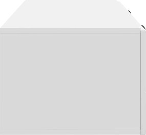 vidaXL Τοποθετούμενος στον τοίχο τηλεοπτικός ερμάριος Επιτοίχιο Λευκό