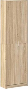 vidaXL Ντουλάπι Δρύς Sonoma 55 x 25 x 189 εκ. Επεξεργασμένο Ξύλο