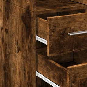 vidaXL Ντουλάπι Καπνιστή Δρυς 50x42,5x185 εκ. από Επεξεργασμένο Ξύλο