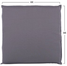 Μαξιλάρι Υφασμάτινο Γκρι 44x44x5,5 εκ.