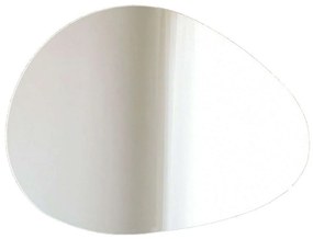 Καθρέπτης Τοίχου Porto 552NOS2215 76x2,2x50cm White Aberto Design Mdf, Glass