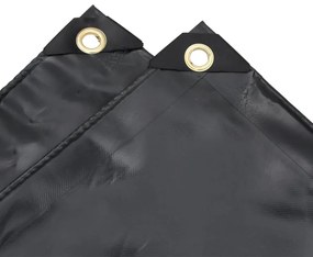 vidaXL Μουσαμάς Ανθρακί 650 γρ./μ.² 5x5 μ.