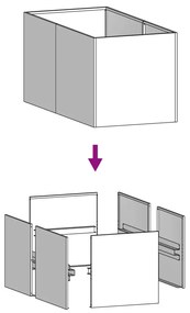 vidaXL Ζαρντινιέρα 80x40x40 εκ. από Ατσάλι Corten