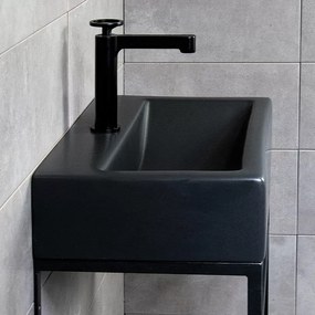 Pegasus Black Matt 52x34 - Επιτραπέζιος νιπτήρας