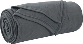 vidaXL Κουβέρτα Σκούρο Γκρι 200 x 150 cm Μαλλί