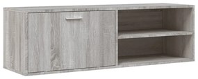 vidaXL Έπιπλο Τηλεόρασης Γκρι Sonoma 120 x 34 x 37 εκ. από Επεξ. Ξύλο