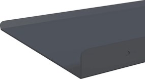 vidaXL Πλωτό ράφι Επιτοίχιο 2 pcs Ανθρακί 30 x 18 x 2,5 εκ Ατσάλι