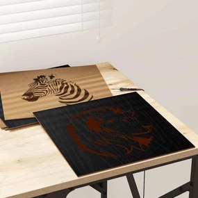 vidaXL Διακοσμητικά Πάνελ 12 pcs Μαύρη Οξυά 30 x 30 x 0.27 εκ.