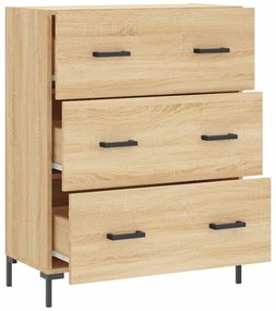 vidaXL Ντουλάπι Sonoma Δρυς 69,5 x 34 x 90 εκ. από Επεξεργασμένο Ξύλο