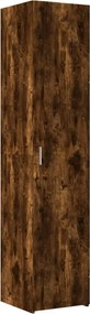 vidaXL Ντουλάπι Αποθήκευσης Στενό Δρυς 40x42,5x225 εκ. Επεξεργ. Ξύλο