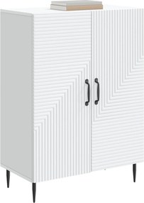 vidaXL Πλαϊνό γραφείο Λευκό 66 x 34,5 x 89,5 εκ Επεξεργασμένο Ξύλο