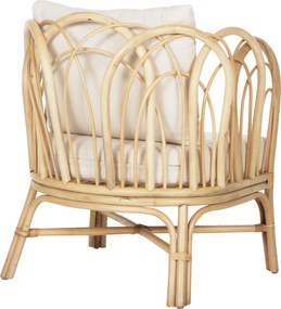ΠΟΛΥΘΡΟΝΑ ESTOR HM9817 RATTAN ΣΕ ΦΥΣΙΚΟ-ΛΕΥΚΟ ΜΑΞΙΛΑΡΙ--Β'ΔΙΑΛΟΓΗΣ 78x75x92Υ εκ.