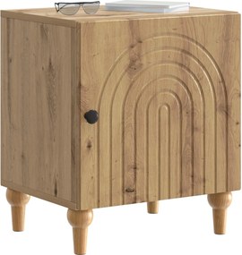 vidaXL Κομοδίνο 2 τεμ. Artisan Δρυς 43 x 34,5 x 50 εκ