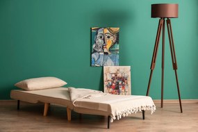 Πολυθρόνα-Κρεβάτι Κρέμ FOLDE SINGLE 70x80x79