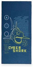 Πετσέτα Θαλάσσης Microfiber 75X150 Cyber Shark 5205495585352