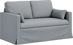 vidaXL Καναπές 2 pcs Ανοιχτό γκρι