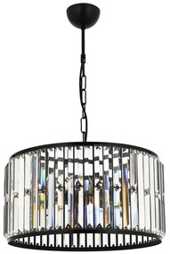 Φωτιστικό Οροφής 301AUR1148 Φ40x70cm 3xE27 40W Black Opviq