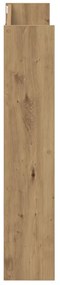 vidaXL Ντουλάπι παπουτσιών τοίχου Artisan Oak Κατασκευασμένο ξύλο