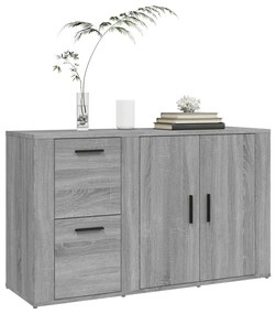 vidaXL Ντουλάπι Γκρι Sonoma 100x33x59,5 εκ. από Επεξεργασμένο Ξύλο