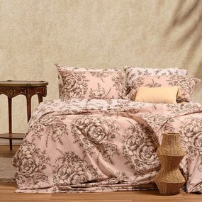 Σεντόνια Zane (Σετ 4τμχ) Beige Melinen Queen Size 235x270cm 100% Βαμβάκι